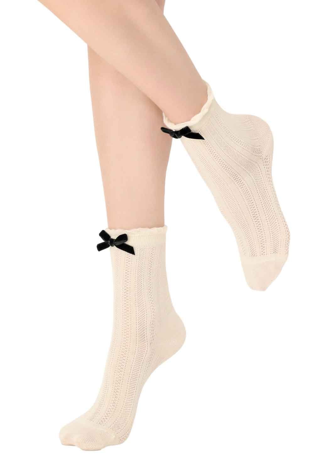 Papillon Opaque Socks