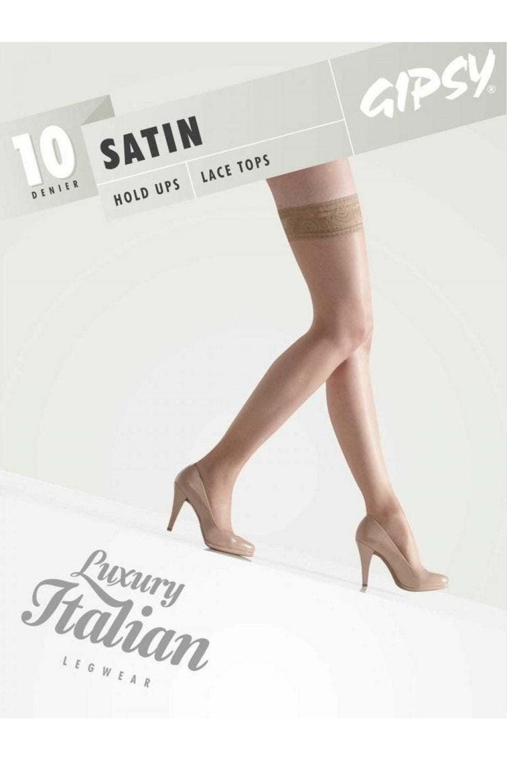 Satin Luxury Lace Hold Ups Lace Top 1470
