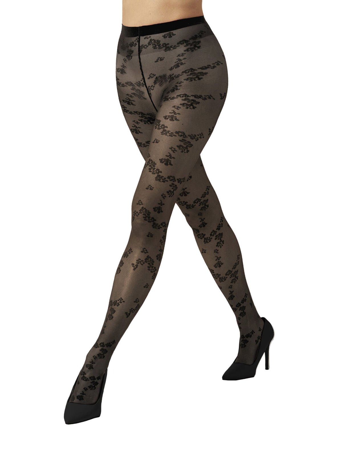 Floret Patterned Tights 17657